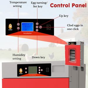 Incubatrice Commerciale per 400 Uova, Grande Armadio in PC con Rotazione Automatica e Controllo Digitale della Temperatura per Allevamenti - Product Image 3