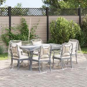 Bâche en PVC transparente avec œillets 9,8x16,4' Produit - Product Image 2