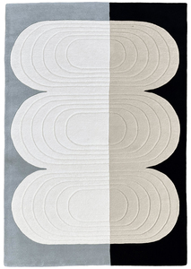 Hand Tufted Wool Silk Rug Carpet for Living Room Modern Geometric Area Rug Handmade Contemporary Carpet - Product Image 6