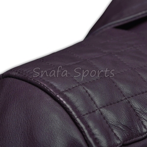 Chaqueta de cuero personalizada de alta calidad para hombre, estilo con cremallera, chaqueta de cuero para hombre en venta a precio de mayoreo. - Product Image 3