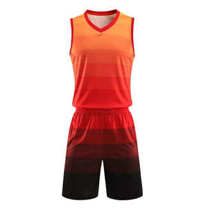 Maillot de basket-ball 100 % polyester respirant et à séchage rapide, entièrement sublimé, personnalisable, pour l'été – Vêtement de sport très demandé - Product Image 2