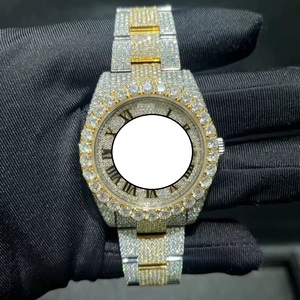 Montres RUDRA JEWELS, luxe vintage, acier inoxydable, mouvement mécanique japonais, 12 sport, élégant, boîtier carré 39 mm, analogique-numérique - Product Image 5