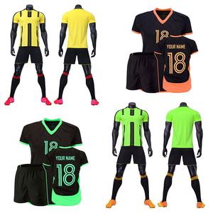 Custom Unisex Football Kits Jersey Club Soccer Jacket-100% Polyester Breathable & Moisture-Wicking Short Sleeve - Product Image 5