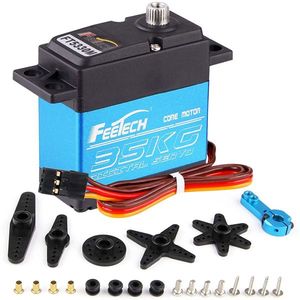Servo Digitale Impermeabile ad Alta Coppia e Velocità 35kg con Ingranaggi Interamente in Metallo per Auto RC ed Elicotteri, Componenti Motore 7.4V, Larghezza 40mm - Product Image 5