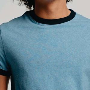 Camiseta de Hombre de Alta Calidad, Personalizada, Ligera, Transpirable y Cómoda, con Ribete en Contraste, de Manga Corta, en Tendencia y Superventas - Product Image 6