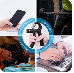 Entrenador de fuerza de agarre ajustable con pantalla digital, resistencia de 5 a 60 kg, equipo de fitness para ejercitar el antebrazo - Product Image 5