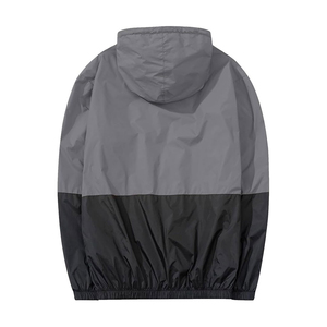 Hooded Collar Lightweight Windbreaker <b>Jacket</b> <b>for</b> <b>Men</b> Waterproof Material Zipper Plus Size Solid Color Design Windproof <b>Jackets</b> - Product Image 1