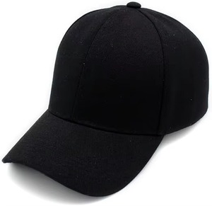 Casquette de baseball sportive légère et respirante de haute qualité, casquette à 5 panneaux, couleur noire personnalisée, imperméable, broderie 3D - Product Image 2