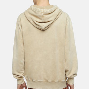 Sudadera con capucha de algodón prémium lavada al ácido, personalizable, estilo vintage, para imprimir, de Global Market - Product Image 3