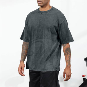 T-shirt décontracté effet délavé soleil, léger et moderne - Product Image 3
