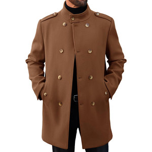 Abrigo Largo de Lana para Hombre, Impermeable, Cortavientos, Cálido y Ligero, para Senderismo, Camping, Viajes y Aventuras al Aire Libre - Product Image 1