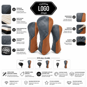 Comfortable <b>Golf</b> Cover Soft Touch Material <b>Golf</b> Head Covers Secure Club Storage Protective Wear Waterproof <b>Golf</b> Head Covers - Product Image 4