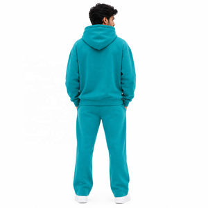 Conjunto de Sudadera con Capucha y Pantalones Deportivos de Algodón Grueso Personalizado, Sudaderas de Felpa Suave, Corte Holgado, Hombros Caídos, Proveedor al por Mayor - Product Image 3