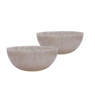 Bol en résine époxy poli, moderne, de luxe, fait main, écologique, compatible lave-vaisselle, fabriqué en Inde, plat de présentation, plat de service pour fêtes, idéal pour offrir