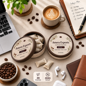 กาแฟธรรมชาติสำหรับผู้ใหญ่แบบซอง บรรจุคาเฟอีน 40 มก. ขายส่ง |   นิโคตินฟรี รับผลิตสินค้าภายใต้แบรนด์ของลูกค้า (OEM) - Product Image 5