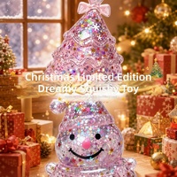 Jouet Squishy Bonhomme de Neige de Noël Anti-Stress, Ornement d'Arbre, Cadeau de Fêtes, Vente en Gros Direct Usine