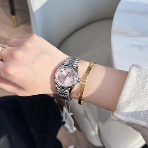 นาฬิกาข้อมือคู่รัก EW C Sk 904L รุ่น 31 มม./36 มม. สำหรับผู้หญิง ระบบออโตเมติกจักรกล สีชมพู กลไก 2236/3235 นาฬิกาลำลอง - Product Image 1