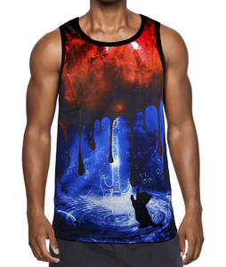 Camiseta Deportiva sin Mangas para Hombre, Sublimada, Diseñada para Entrenamiento y Rendimiento en Fisicoculturismo - Product Image 1