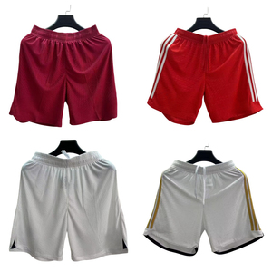 Mens Breathable <b>Athletic</b> Soccer Shorts with Elastic Waist for Football Matches Running Gym Workouts and Daily Sports Activities - Product Image 1