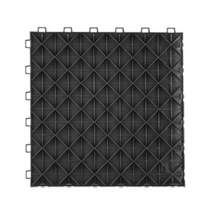 Confezione da 50 Piastrelle Incastrabili 12 X 12 X 0,53 Pollici per Pavimento del Garage, Antiscivolo con Texture su Entrambi i Lati, in PP per Miglioramento Pavimento Garage - Product Image 5
