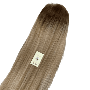 วิกผมแท้แบบ Ombre สำหรับคนผมสีออมเบรวิกผมลูกไม้ปิดผมตรงจากสวิส5x5 HD - Product Image 1