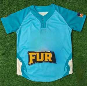 Customizable Baseball Uniform with Breathable Plus Size Sets Featuring Team Name Logo on Front - Product Image 1