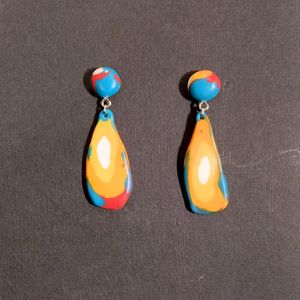 Epoxy Resin Earrings Decorative Handmade Accessories for DIY <b>Gift</b> Crafts Handmade Resin Earrings Creative Decorative Supplies - Product Image 3