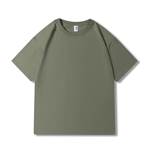 Camiseta de Hombre al por Mayor, 100% Algodón Jersey, Cuello Redondo, Corte Regular, Manga Corta, Lisa, Transpirable, Diseño Personalizado, Logotipo OEM - Product Image 4