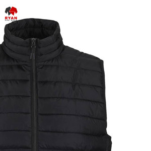 เสื้อกั๊กขนปลาปักเป้าสำหรับผู้ชายผ้าสวมใส่สบายและระบายอากาศได้ดีพร้อมซิปโลโก้ตามสั่ง - Product Image 3