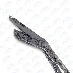 กรรไกรตัดผ้าพันแผลแบบมีห่วงคล้อง สแตนเลส สำหรับแพทย์ ผู้เชี่ยวชาญด้านการแพทย์ และการผ่าตัด - Product Image 5