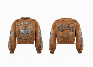 Camiseta de manga larga ligera para hombre, 100% algodón, diseño de logotipo personalizado, estilo streetwear informal, hip hop, con efecto desgastado. - Product Image 4