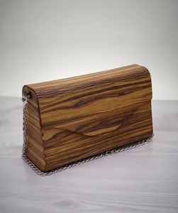 Pochette en bois naturel à prix abordable, sac à main de créateur pour femme, idéal pour les soirées, mariages et occasions festives, par M/S SHAAD HANDICRAFTS - Product Image 1