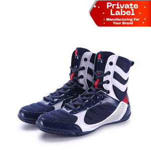 Zapatos de Boxeo Estándar Internacionales, Botas de Torneo con Peso Reglamentario, Zapatos de Boxeo para Gimnasio con Suela de Goma Antimarcas para Piso Duro - Product Image 1