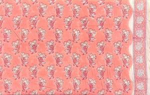 Tela de algodón estampada a mano de Jaipur, suave, premium, ligera, lista para exportación a granel, proveedor mayorista. - Product Image 2