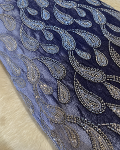 Tissu en dentelle perlée, tissu brodé, maille à sequins, organza pour la couture, abaya, kaftan, vêtements de mariage, fournisseur pour l'exportation, acheteurs - Product Image 6