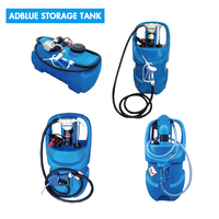 75L Taşınabilir AdBlue Transfer Tankı, Manuel Pompalı DEF Üre Mobil Dağıtım Tankı 20LPM Akış Hızı