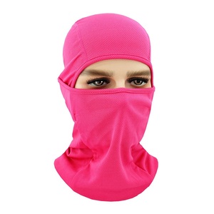 Cagoule unisexe bleu clair, taille unique, légère, protection UV, pour ski et activités de plein air, en polyester, idéale pour l'été - Product Image 2