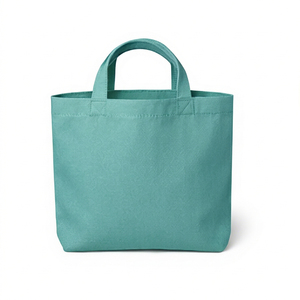 OEM Eco Friendly Custom Logo Printed short handle Blank Reusable Shopping <b>Bags</b> High Quality Natural Cotton Canvas <b>Bag</b> - Product Image 2