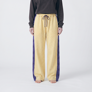 Pantalon de jogging ample pour femme, coupe oversize, en coton, avec imprimé étoiles délavé à l'acide et bande latérale, style streetwear personnalisé - Product Image 1