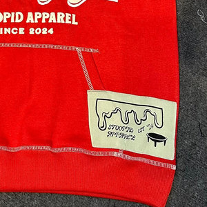Sudaderas con Capucha para Hombre, 100% Algodón, Lisas, Teñidas, con Forro Polar, Bordadas, Ecológicas, Cómodas, Transpirables, de Manga Larga, Personalizadas - Product Image 3