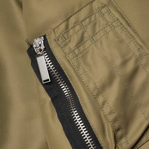 Nouvelle veste bomber en satin zippée tendance 2019 pour hommes, personnalisable, 100 % fibre de polyester, décontractée, imperméable, grandes tailles - Product Image 3