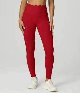 Leggings Deportivos de Cintura Alta, Tejido Geométrico, Spandex Ecológico, Elásticos, Transpirables, Suaves y de Compresión para Mujer - Product Image 6