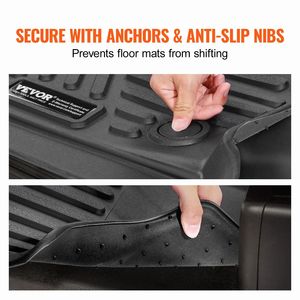 Forros para Piso de Camioneta SKYSHALO para Dodge Ram 1500/2500/3500 2013-2022, 1500 Classic 2019-2022, Solo Cabina Doble, Incluye 3 Tapetes Delanteros - Product Image 5