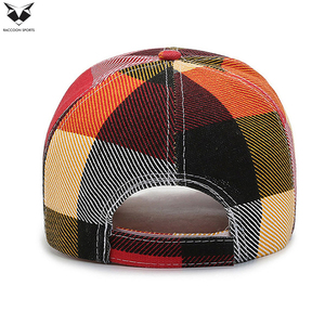 Casquette de baseball structurée pré-courbée pour adulte, motif écossais uni, qualité supérieure, design unique, personnalisable, été 2026 – Meilleure vente - Product Image 4
