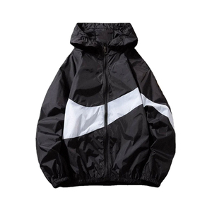 New Design High Quality Men's Sport Rain Zipper Hooded Windbreaker <b>Jacket</b> <b>Canvas</b> Lightweight Nylon windbreaker <b>jackets</b> - Product Image 3