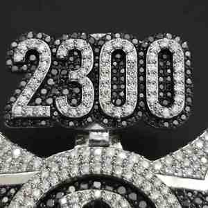 Colgante Personalizado de Batman con Incrustaciones de Diamantes, 2300 Bail, Número Personalizado, Acero Inoxidable, Chapado en Platino Cultivado en Laboratorio, 6.40 CT, Joyas DOPE, Moderno - Product Image 5