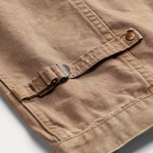 Chaqueta Trucker Premium para Hombre, de Lona Lavada y Desgastada, Resistente, Cuello Clásico Recto, Ropa de Trabajo Vintage, OEM Personalizada, Estilo Heritage - Product Image 5