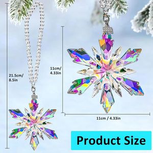 Edizione Annuale 2025: Ornamenti per Albero di Natale, Bellissimi Fiocchi di Neve Colorati, Stelle Decorative, Palline di Natale in Cristallo - Product Image 2