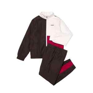 Conjunto Deportivo Premium para Niños con Bloques de Color, Chaqueta con Cierre y Cuello Alto y Pantalones de Secado Rápido, 2 Piezas - Product Image 1