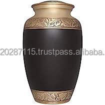 Urnas de cremación de aluminio decorativas artísticas para cenizas humanas adultas con trabajo artesanal ideal para recuerdo - Product Image 4